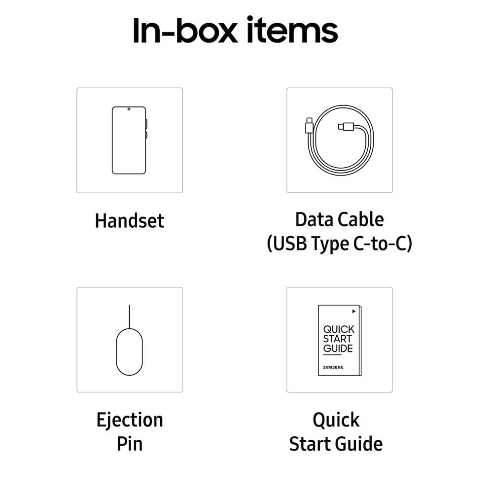 Samsung Galaxy A06 - in the box