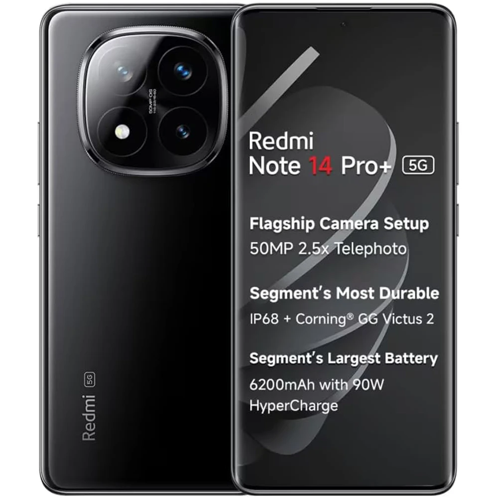 گوشی موبایل شیائومی مدل Redmi Note 14 Pro Plus 5G ظرفیت ۵۱۲ گیگابایت رم ۱۲ گیگابایت - گلوبال